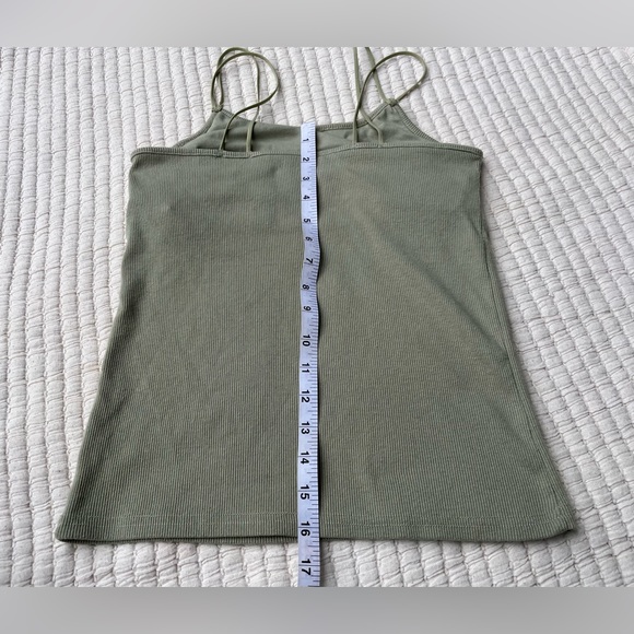 Japanese Ribbed Cotton Shelf Bra Tank - Picture 5 of 7